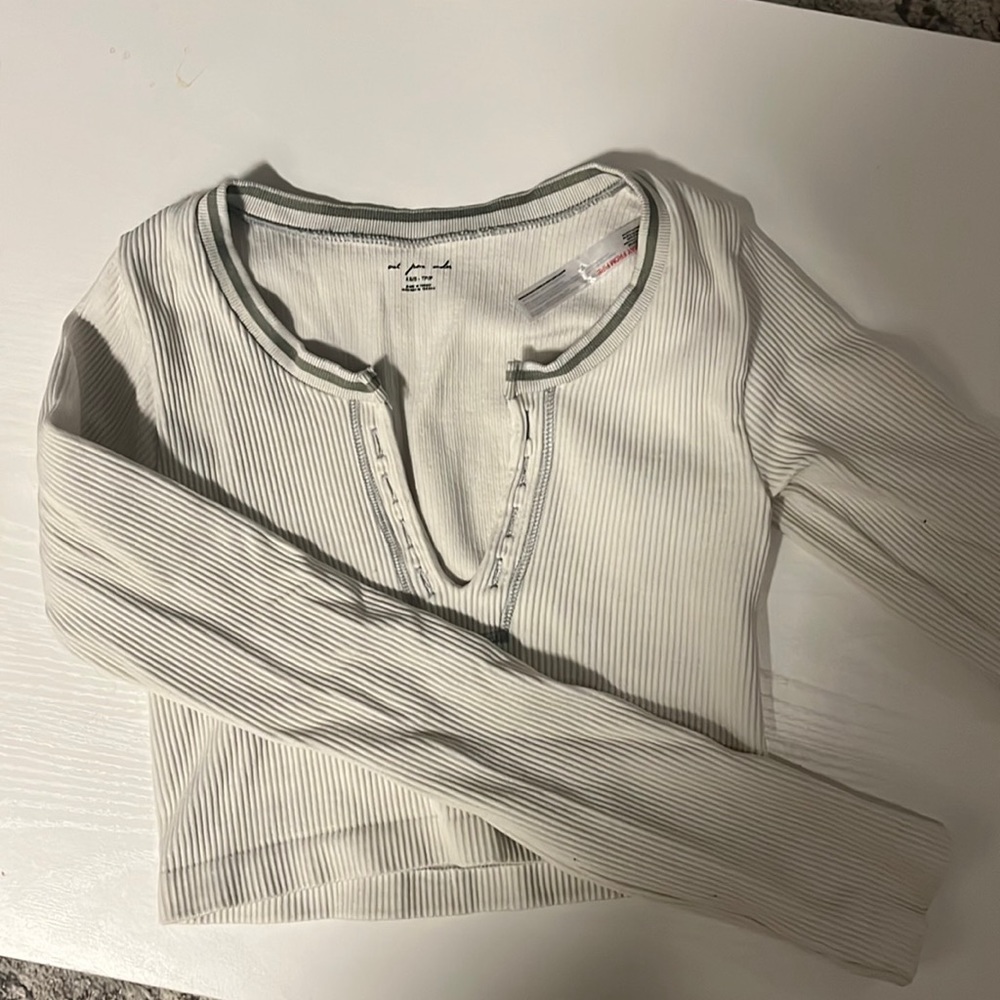 Blue and cream Urban Outfitters top